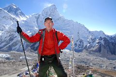 06 Jerome Ryan On Top Of Kala Pattar With Everest, Lhotse And Nuptse